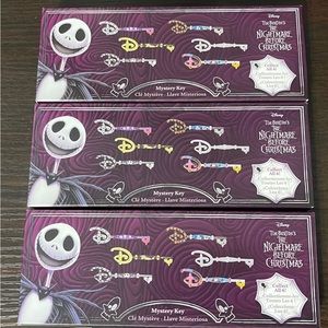 (3) Disney Nightmare Before Christmas Mystery Keys
